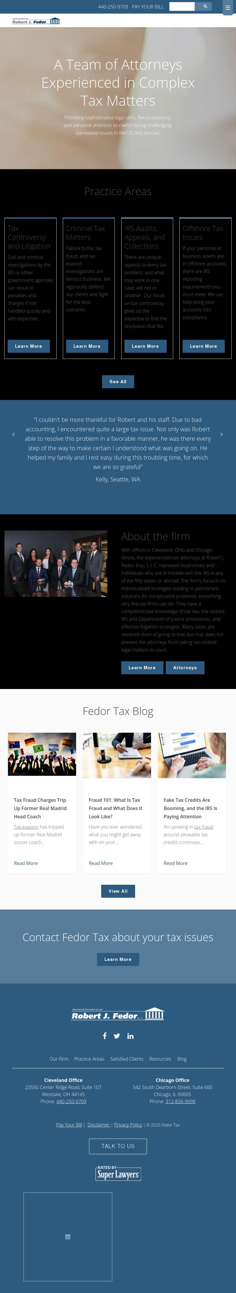 Robert J. Fedor, Esq., L.L.C. - Westlake OH Lawyers