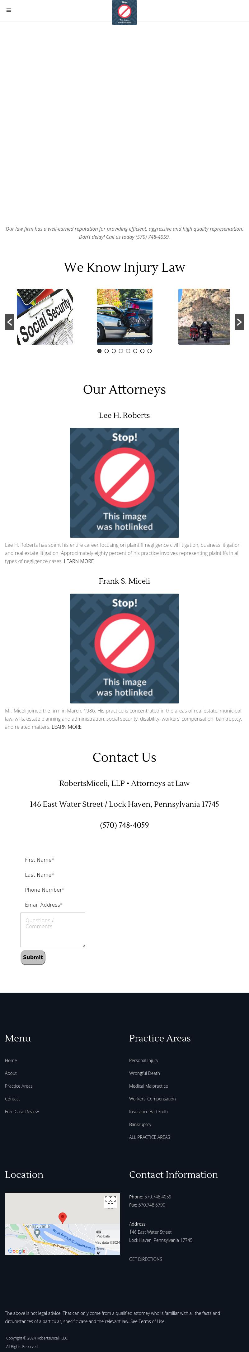 Roberts, Miceli & Boileau, LLP - Lock Haven PA Lawyers