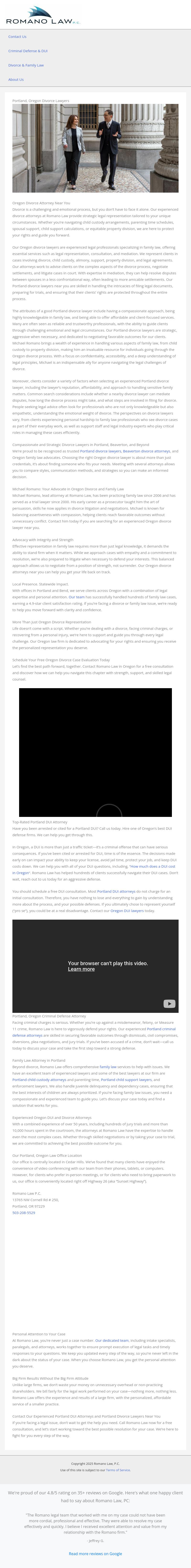 Romano Law, P.C. - Bend OR Lawyers