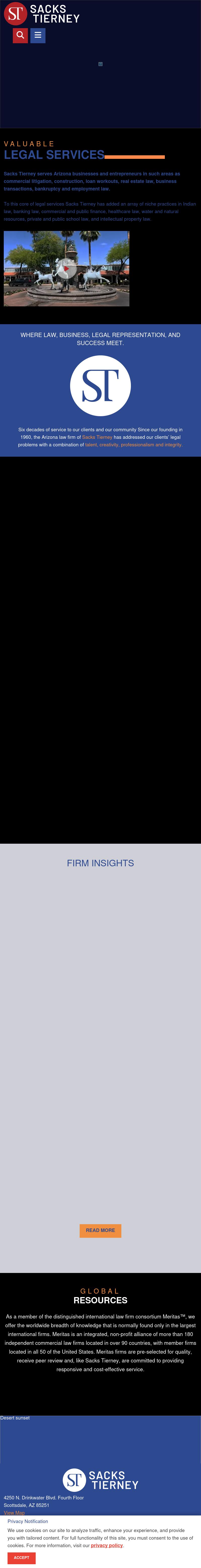 Sacks Tierney P.A. - Scottsdale AZ Lawyers
