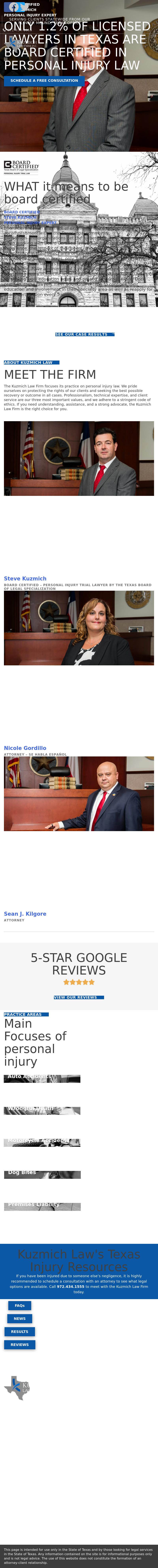 Kuzmich Law Firm P.C. - Lewisville TX Lawyers