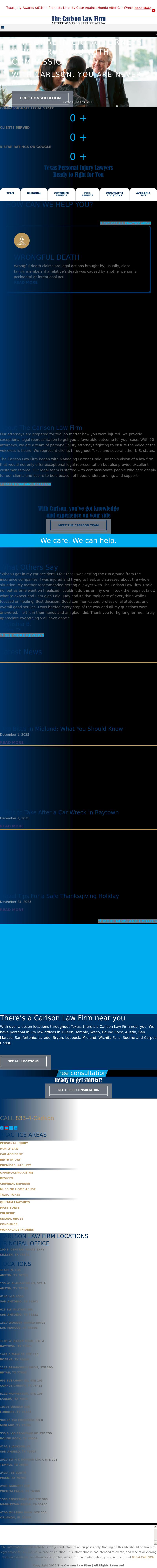 The Carlson Law Firm - Austin TX Lawyers