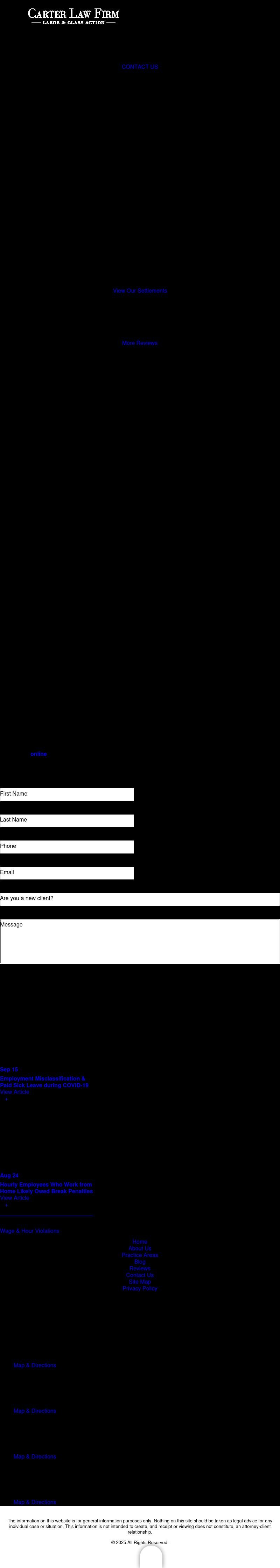 The Carter Law Firm - Irvine CA Lawyers