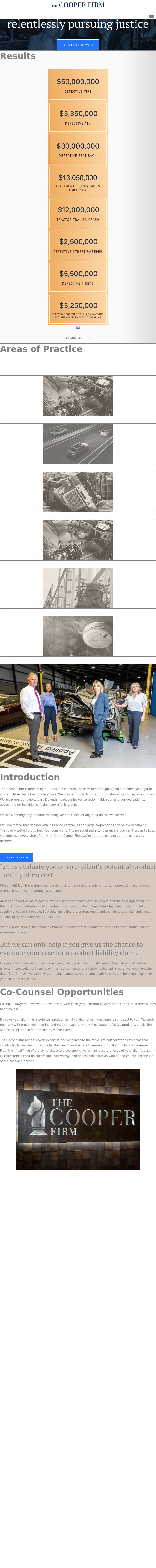 The Cooper Firm - Marietta GA Lawyers