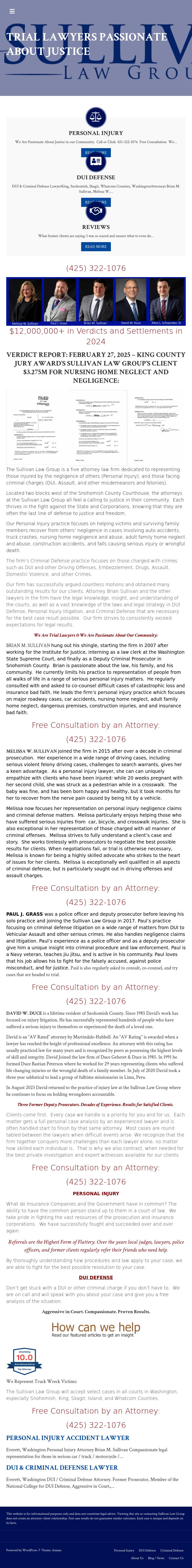 The Law Office of Brian M. Sullivan, PLLC - Everett WA Lawyers