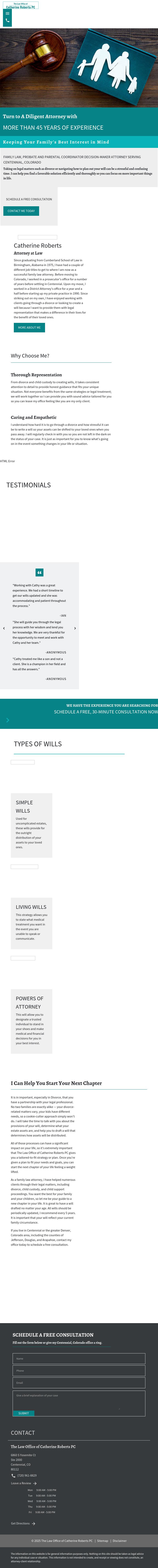 The Law Office of Catherine Roberts - Centennial CO Lawyers