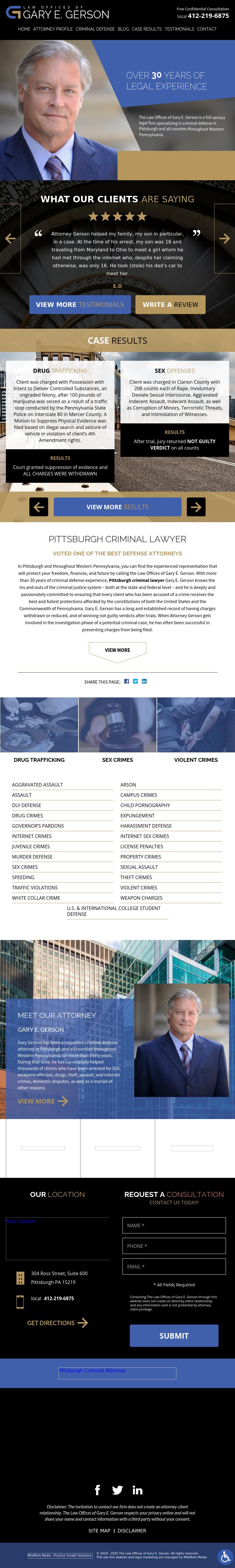 The Law Offices of Gary E. Gerson - Pittsburgh PA Lawyers