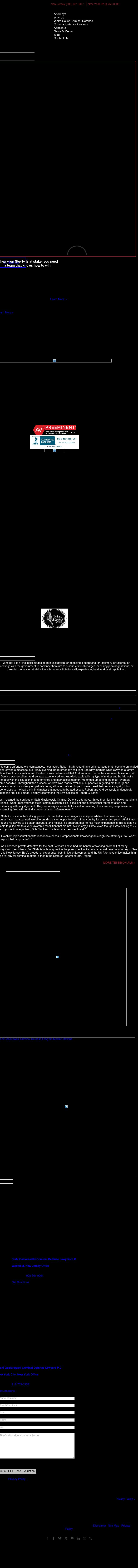 Stahl Criminal Defense Lawyers - New York NY Lawyers