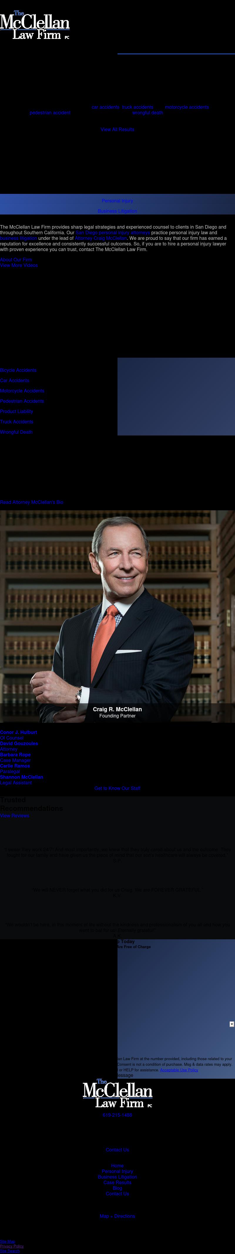 The McClellan Law Firm - San Diego CA Lawyers
