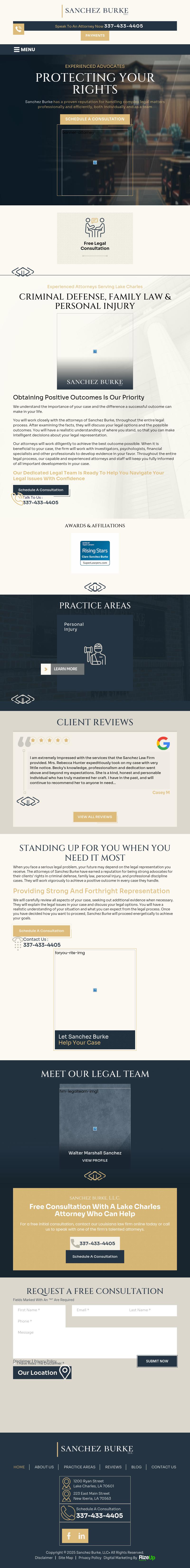 The Sanchez Law Firm, LLC - Lake Charles LA Lawyers