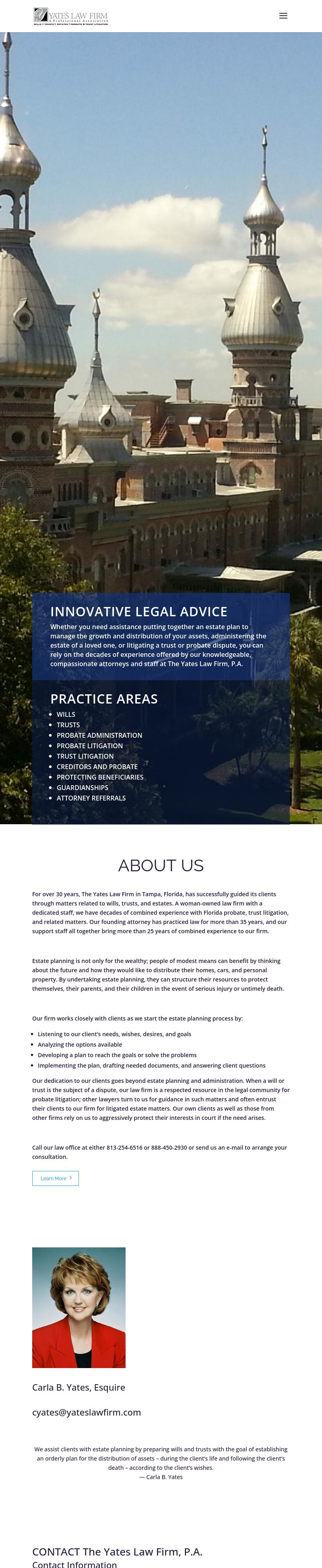 The Yates Law Firm, P.A. - Tampa FL Lawyers