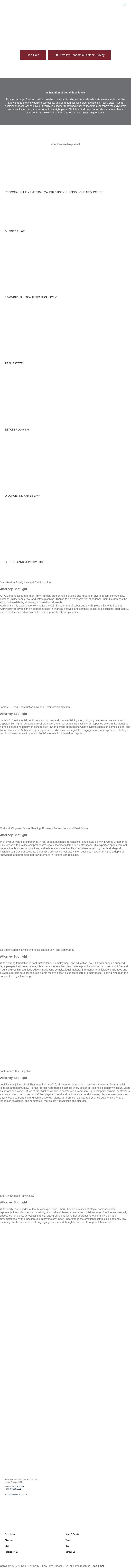 Udall Shumway PLC - Mesa AZ Lawyers