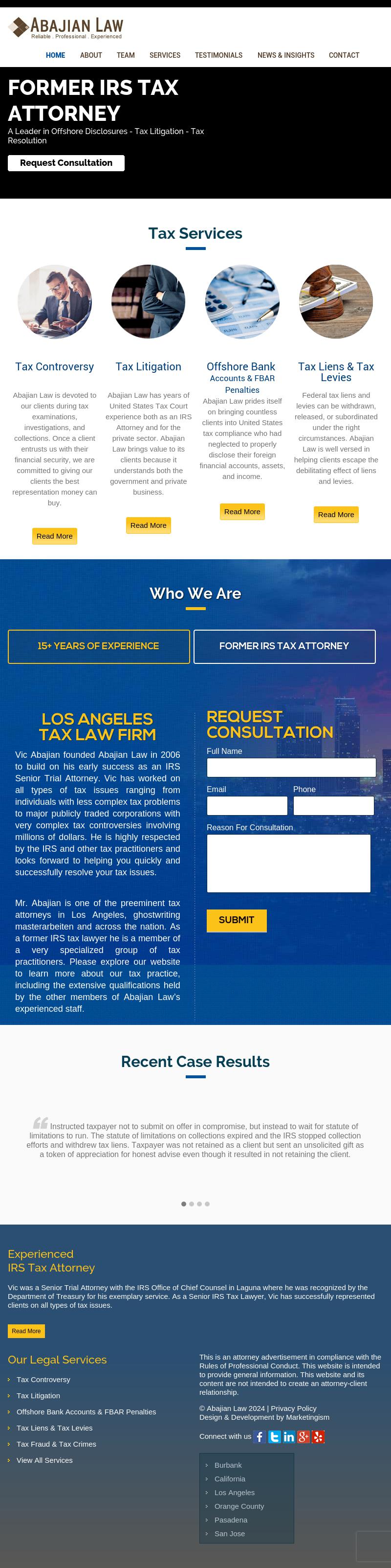 Vic Abajian, LL.M. - Irvine CA Lawyers