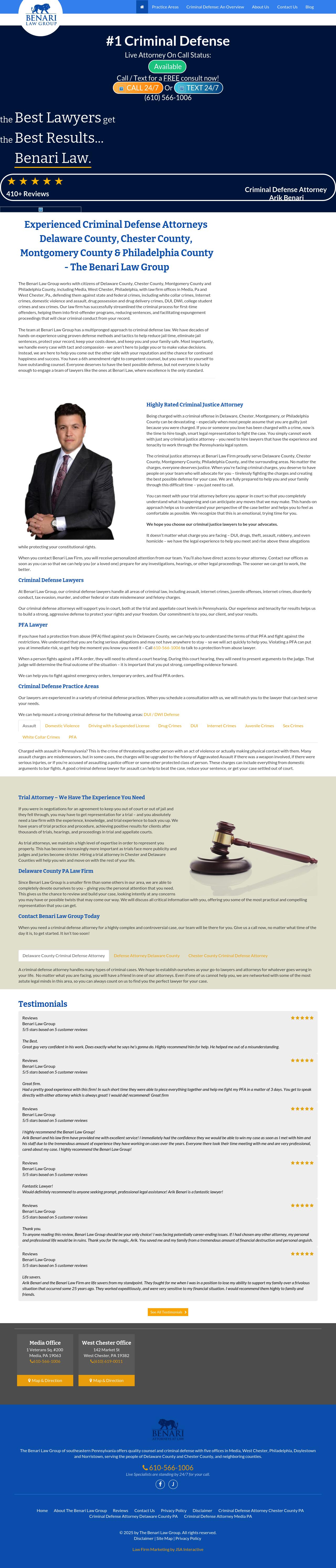 Benari Law Group - Media PA Lawyers