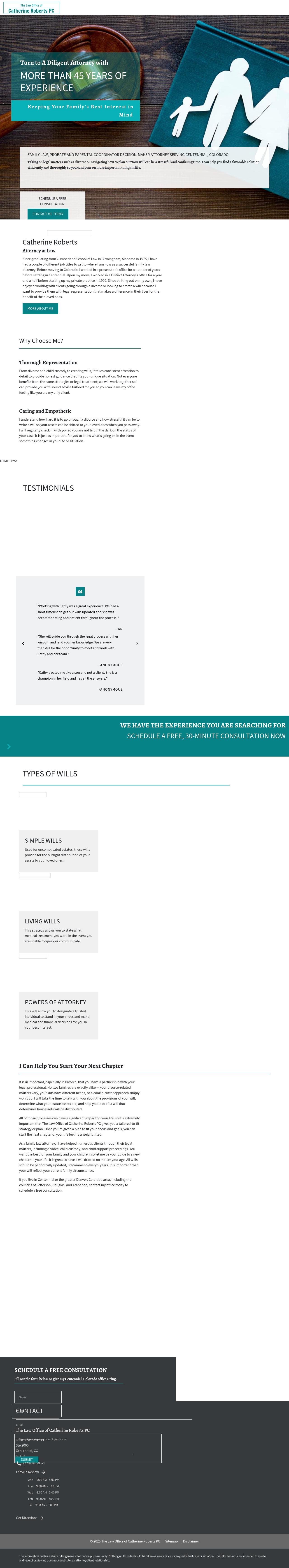 The Law Office of Catherine Roberts - Centennial CO Lawyers