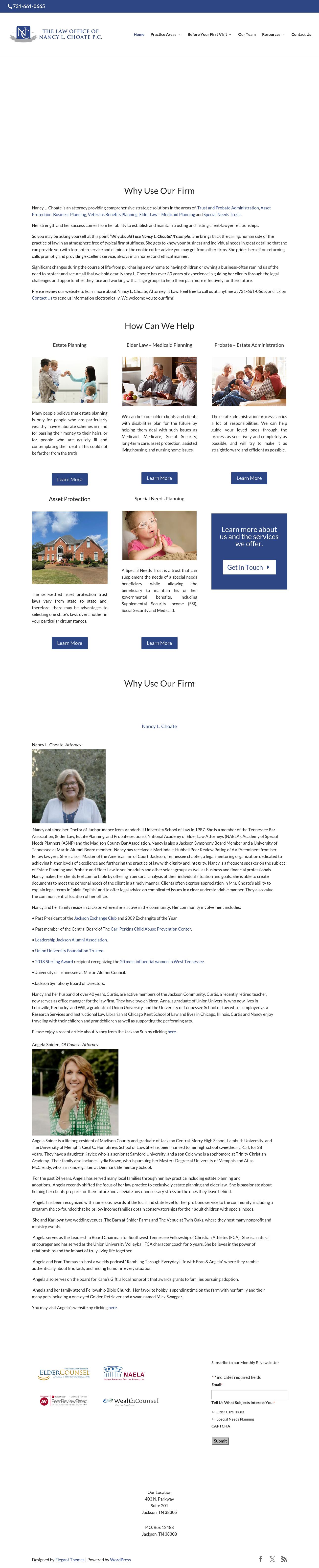 The Law Office of Nancy L. Choate P.C. - Jackson TN Lawyers