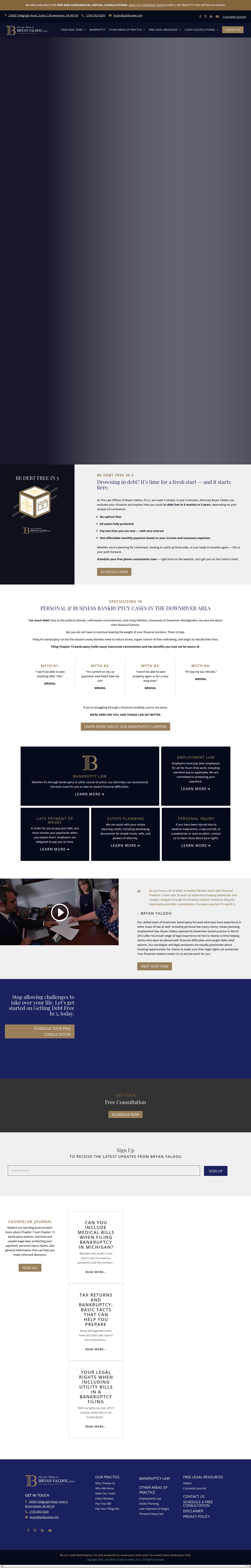 The Law Offices of Bryan Yaldou, PLLC - Troy MI Lawyers