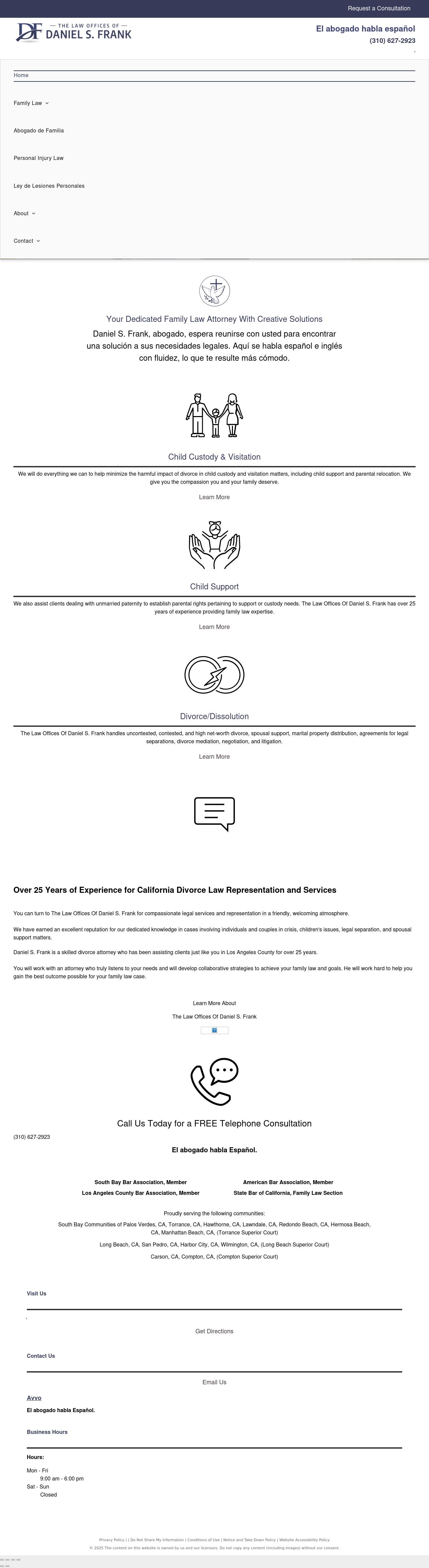 The Law Offices of Daniel S. Frank - Torrance CA Lawyers