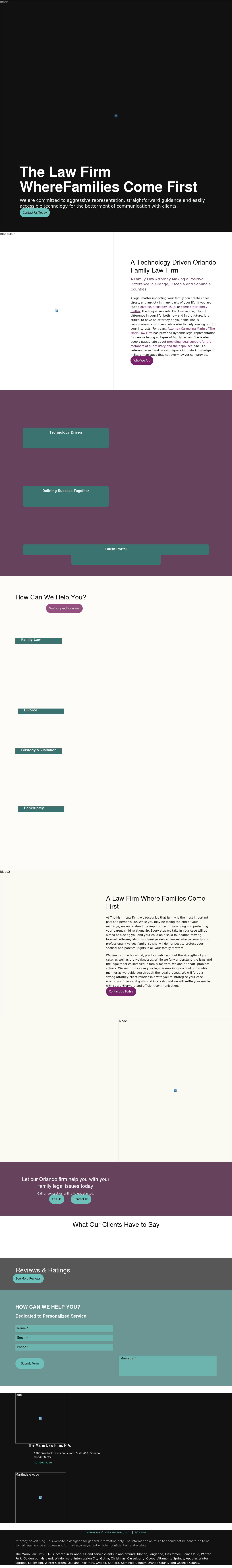 The Marin Law Firm, P.A. - Orlando FL Lawyers