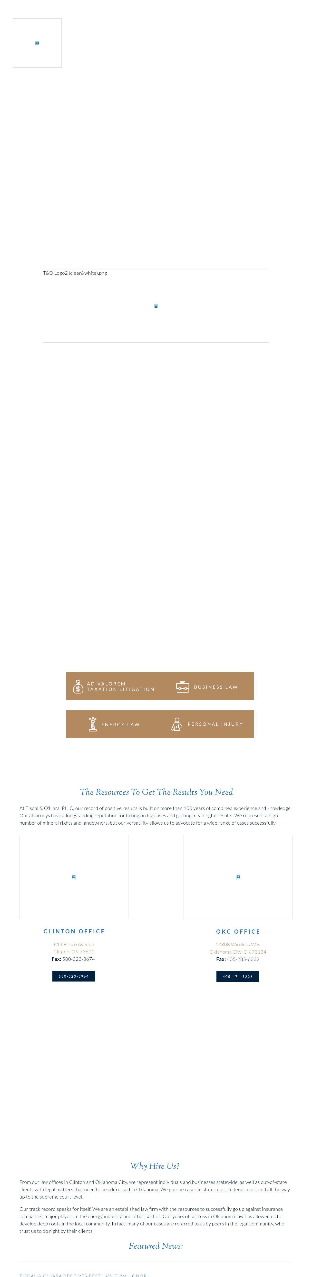 Tisdal & O'Hara, PLLC - Clinton OK Lawyers