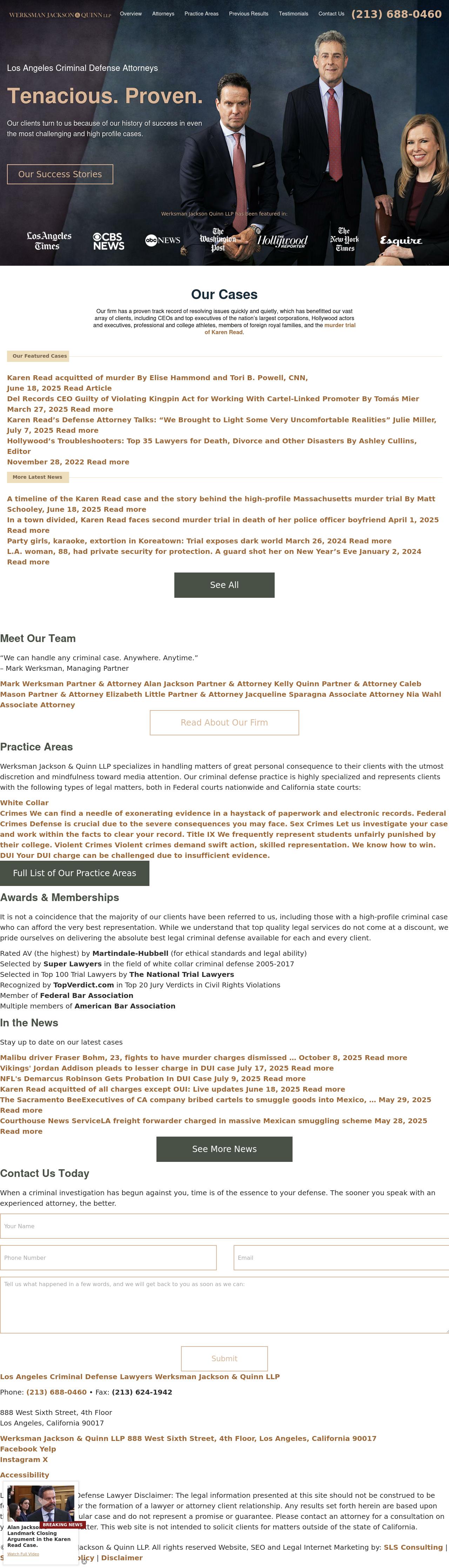 Werksman Jackson Hathaway & Quinn LLP - Los Angeles CA Lawyers