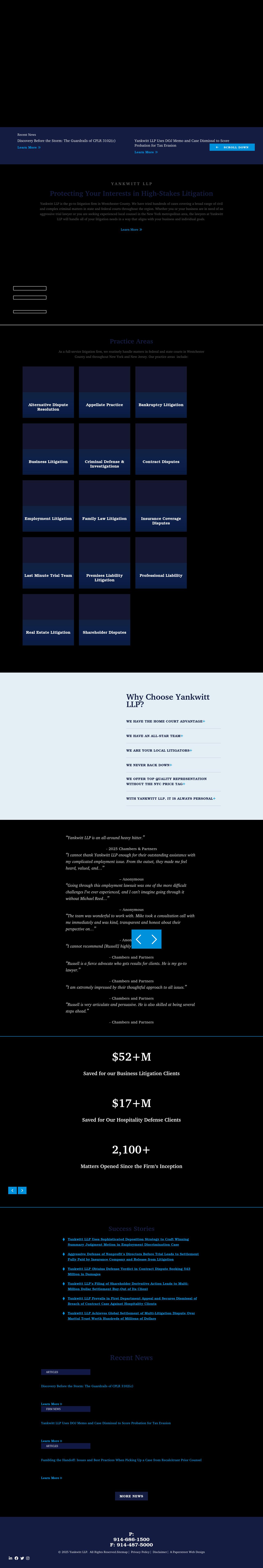 Yankwitt LLP - White Plains NY Lawyers