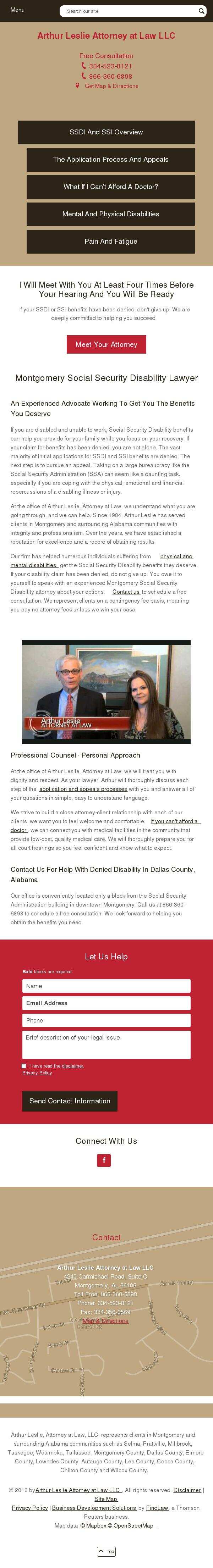 Arthur Leslie Attorney at Law LLC - Montgomery AL Lawyers