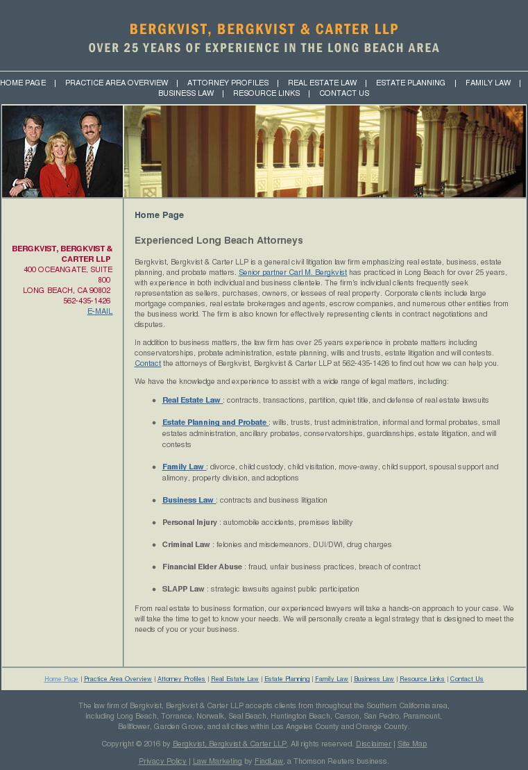 Bergkvist, Bergkvist & Carter LLP - Long Beach CA Lawyers