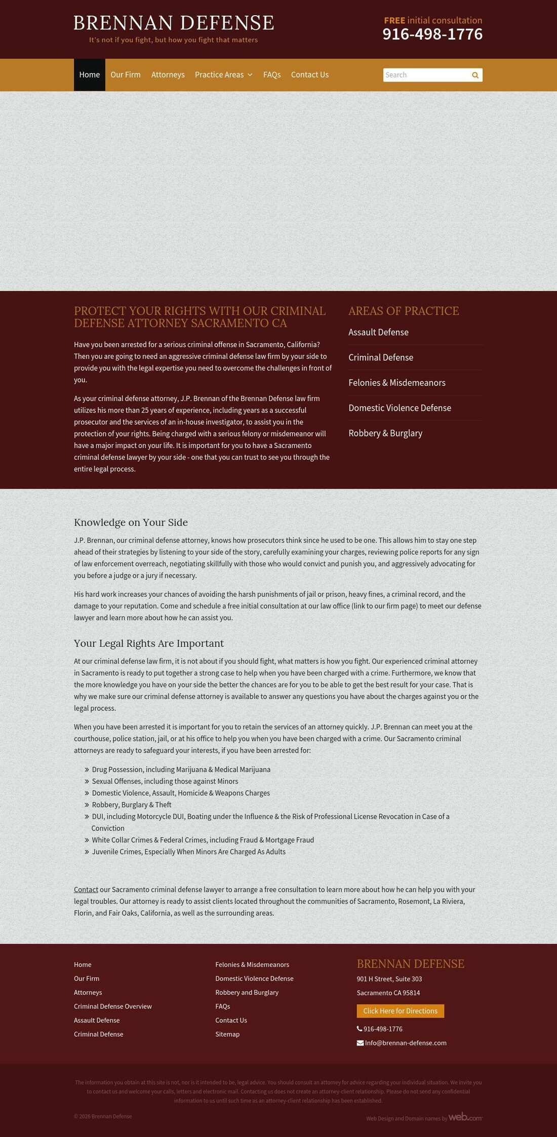 Brennan Defense - Sacramento CA Lawyers