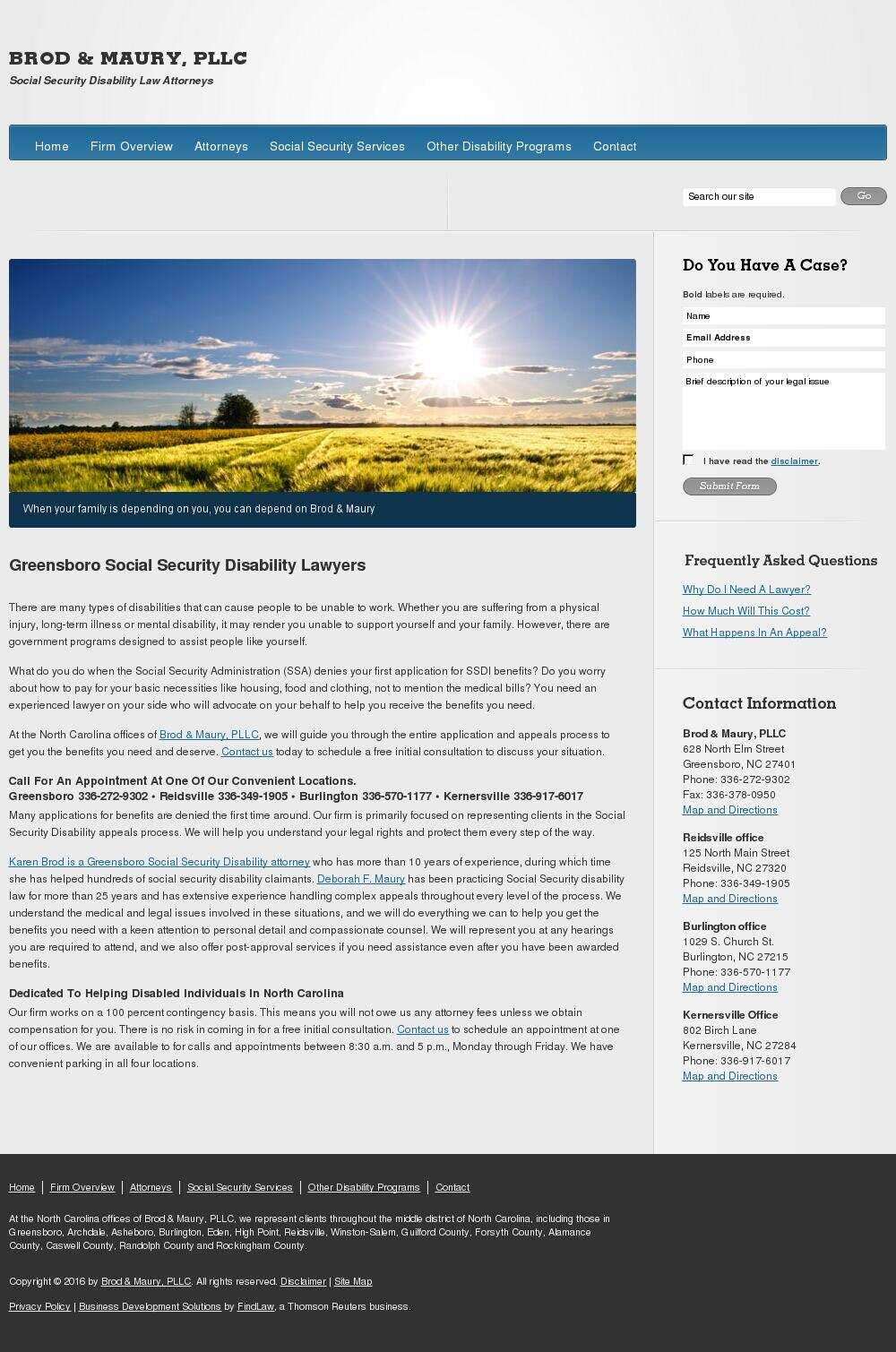 Brod & Maury, PLLC - Greensboro NC Lawyers