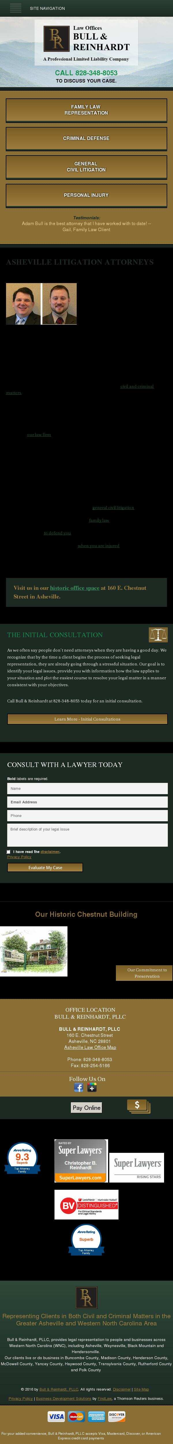 Bull & Reinhardt, PLLC - Asheville NC Lawyers
