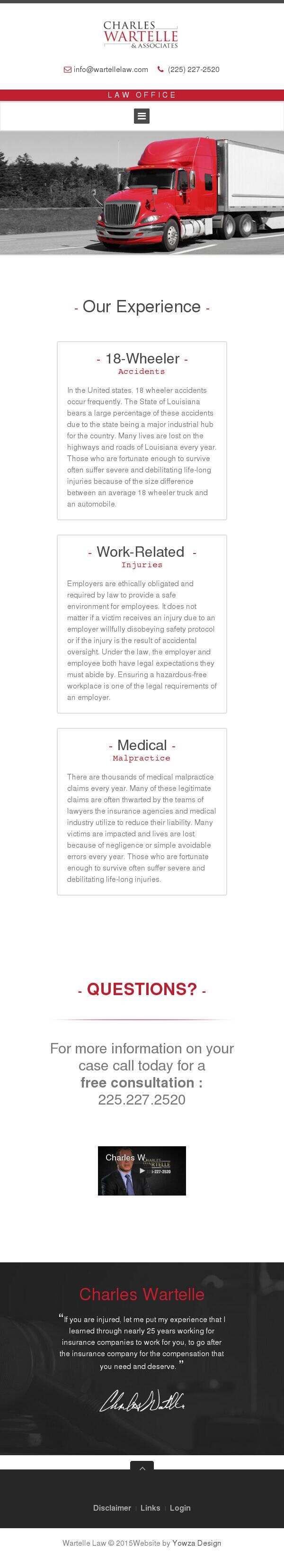 Charles Wartelle & Associates - Baton Rouge LA Lawyers