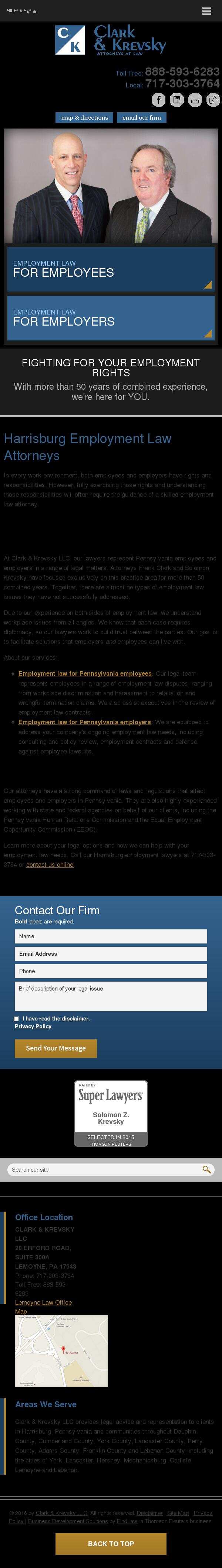 Clark & Krevsky LLC - Lemoyne PA Lawyers