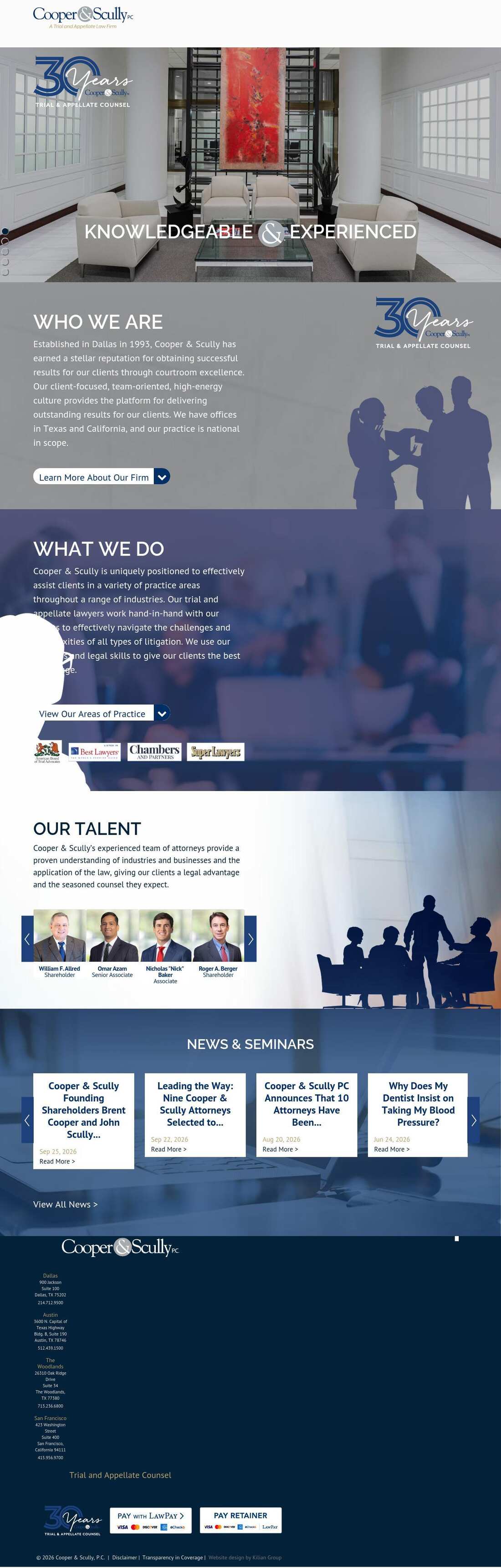 Cooper & Scully, P.C. - Dallas TX Lawyers