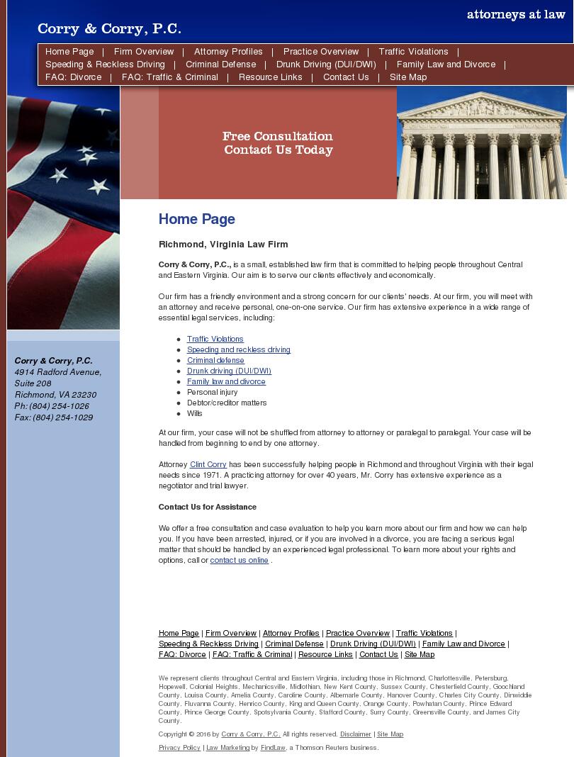 Corry & Corry, P.C. - Richmond VA Lawyers
