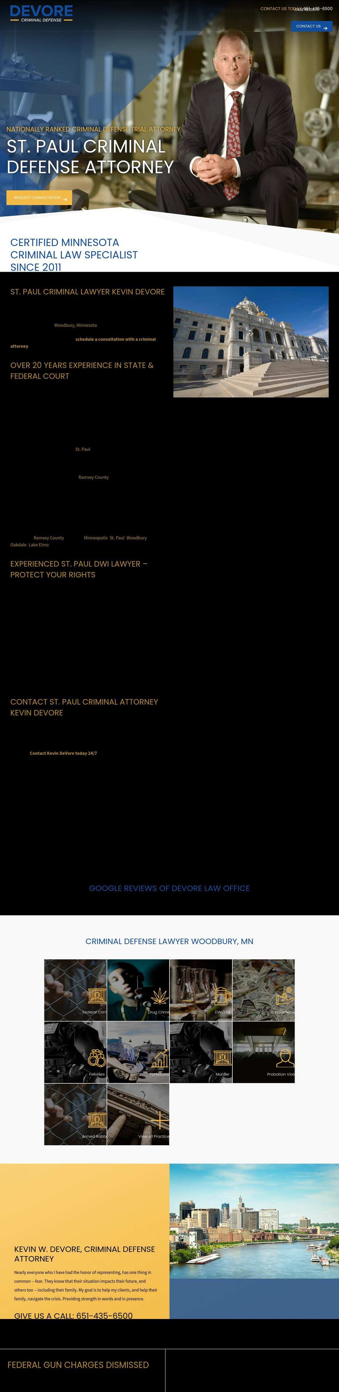 DeVore Law Office - St. Paul MN Lawyers