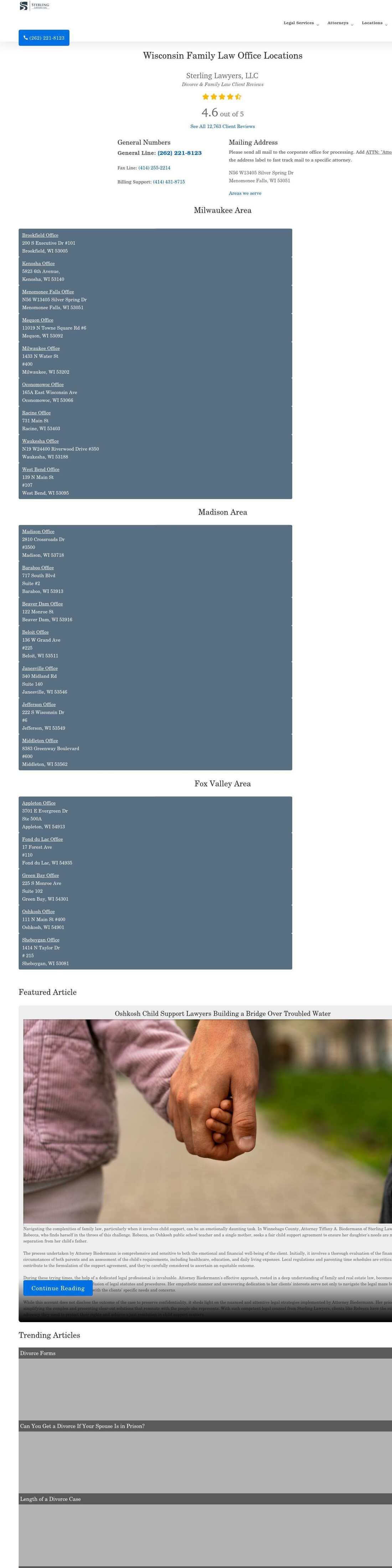 Sterling Law Offices, S.C. - West Bend WI Lawyers