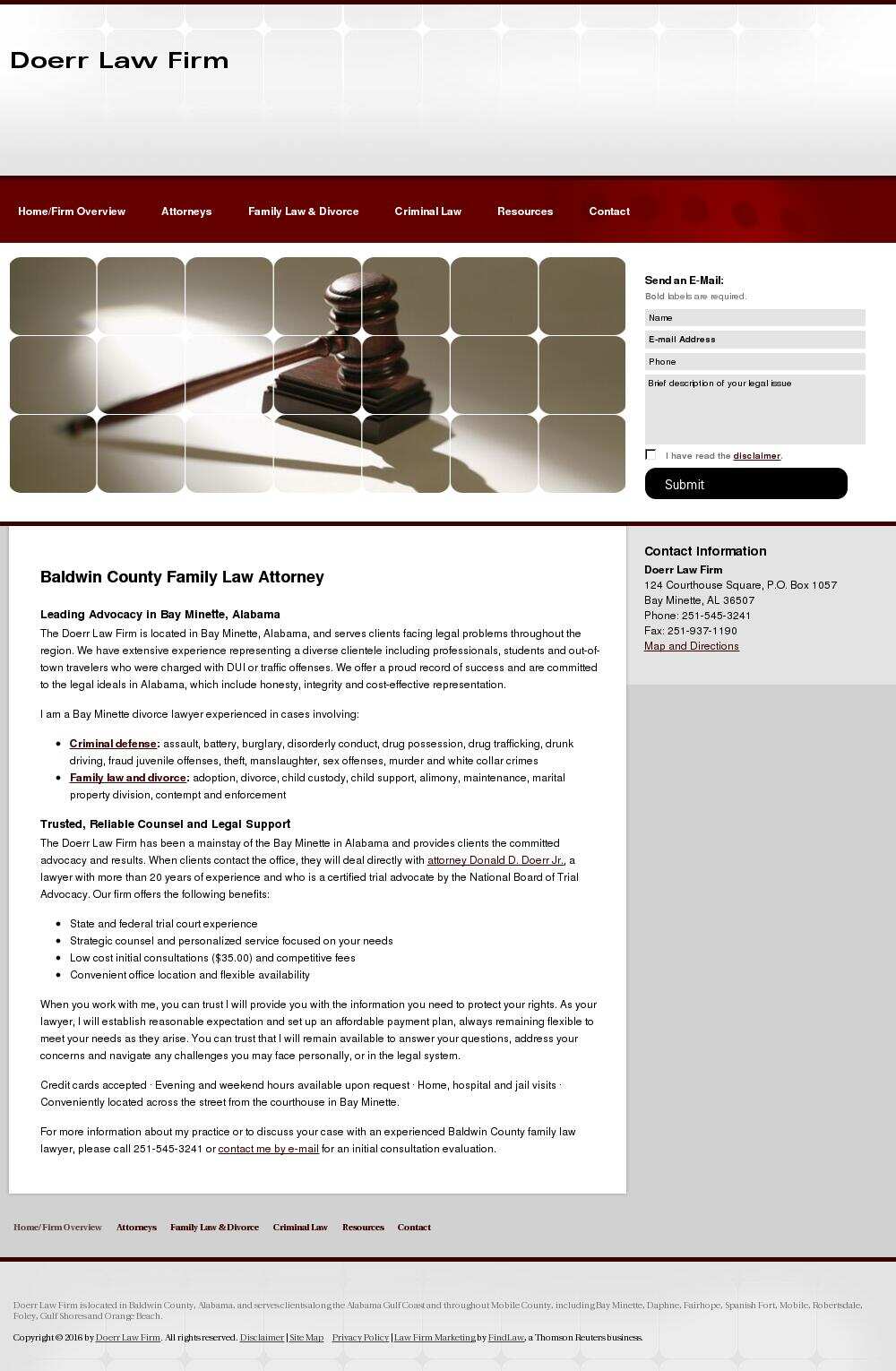 Doerr Law Firm - Bay Minette AL Lawyers