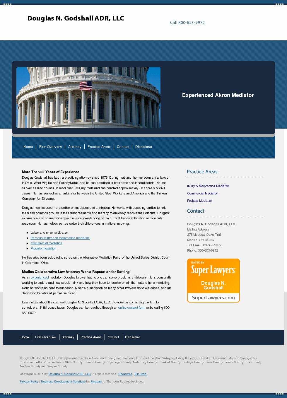 Douglas N. Godshall ADR, LLC - Medina OH Lawyers