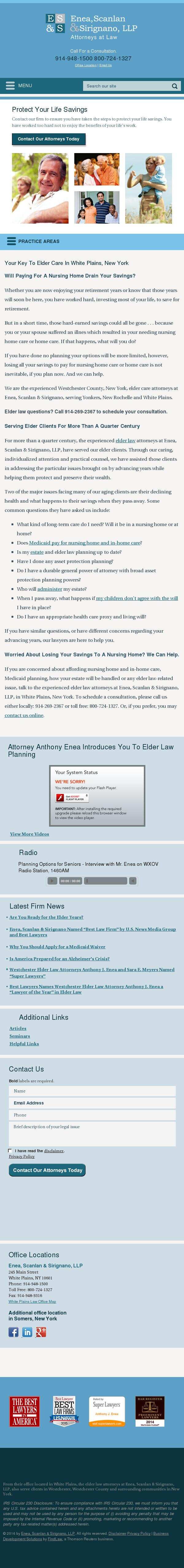 Enea, Scanlan & Sirignano, LLP - White Plains NY Lawyers