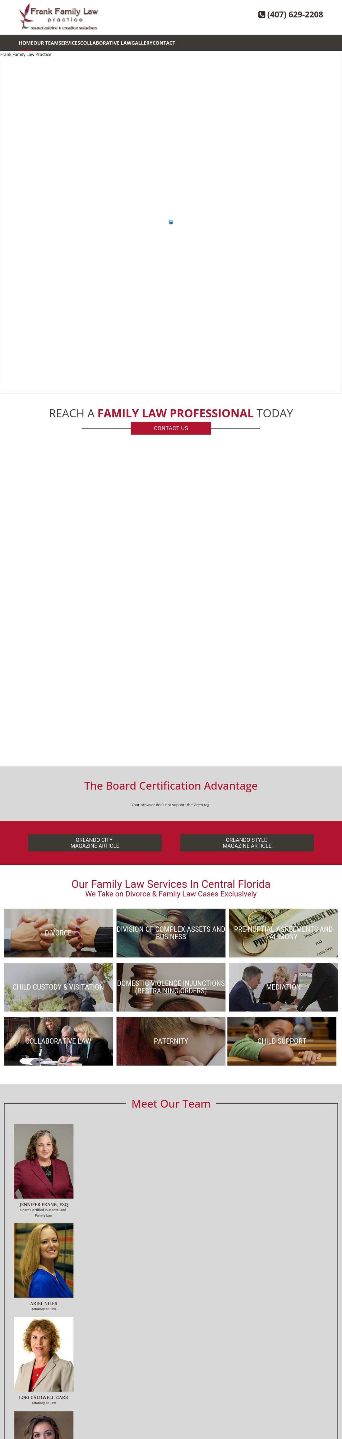Frank Family Law Practice - Altamonte Springs FL Lawyers