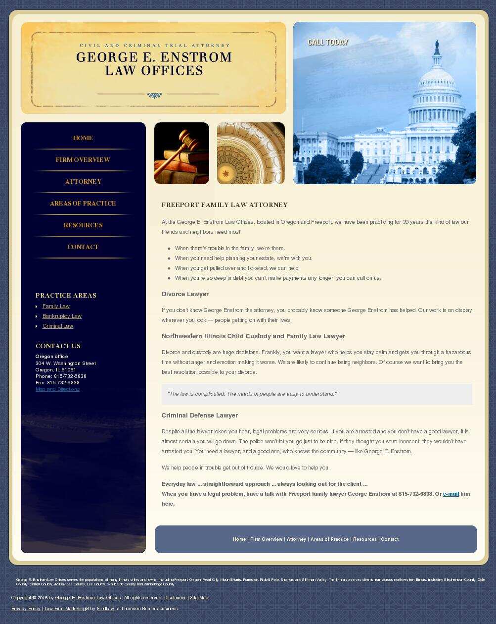 George E. Enstrom Law Offices - Oregon IL Lawyers