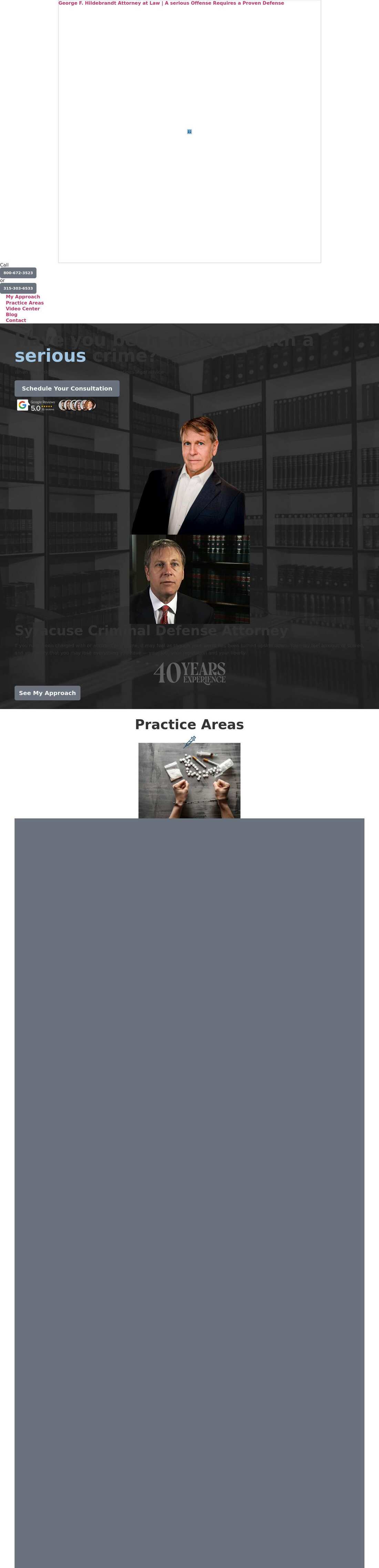 George F. Hildebrandt, Attorney at Law - Syracuse NY Lawyers