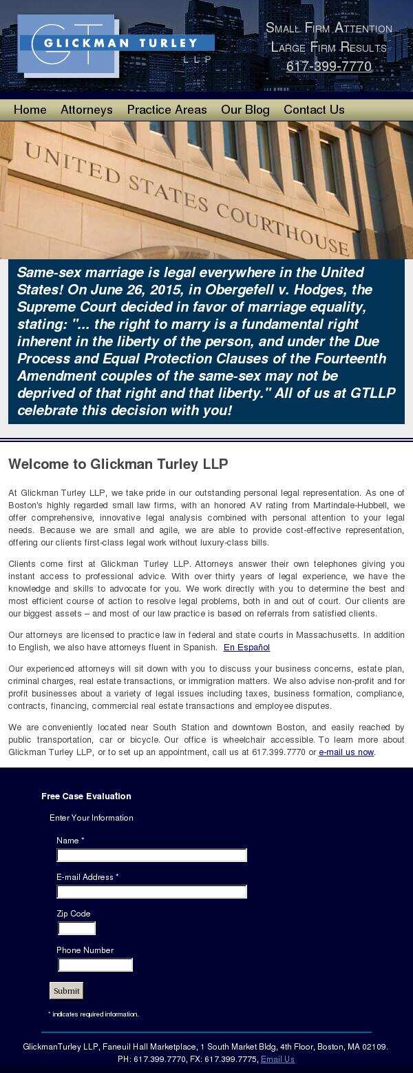 Glickman Turley LLP - Boston MA Lawyers