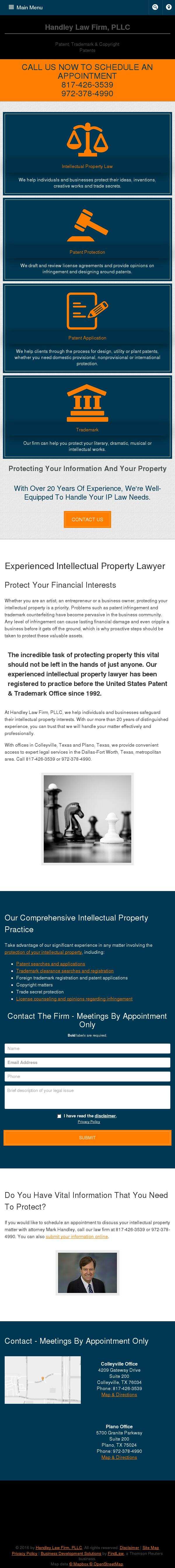 Handley Law Firm, PLLC - Plano TX Lawyers