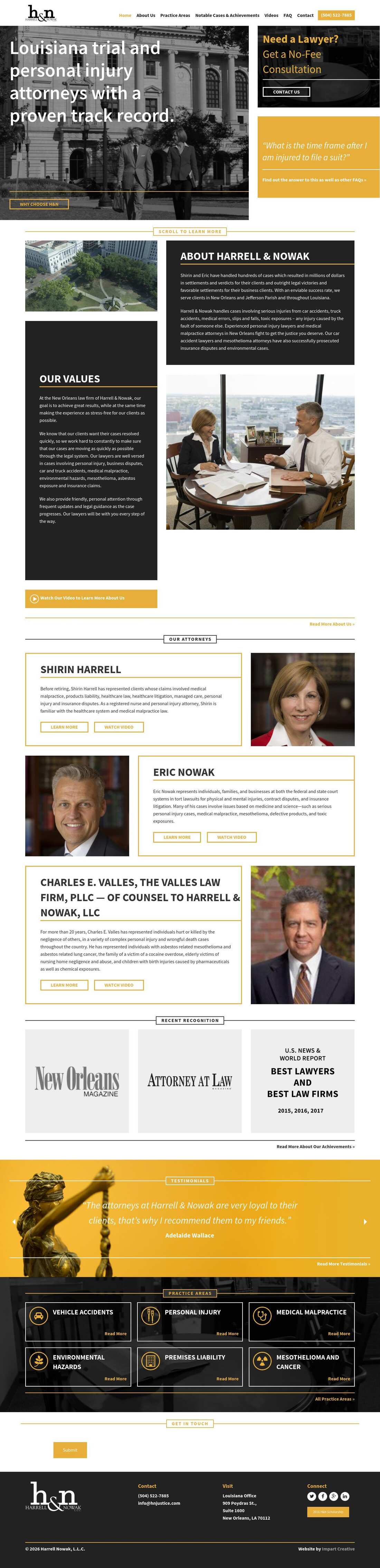 Harrell & Nowak, LLC - New Orleans LA Lawyers
