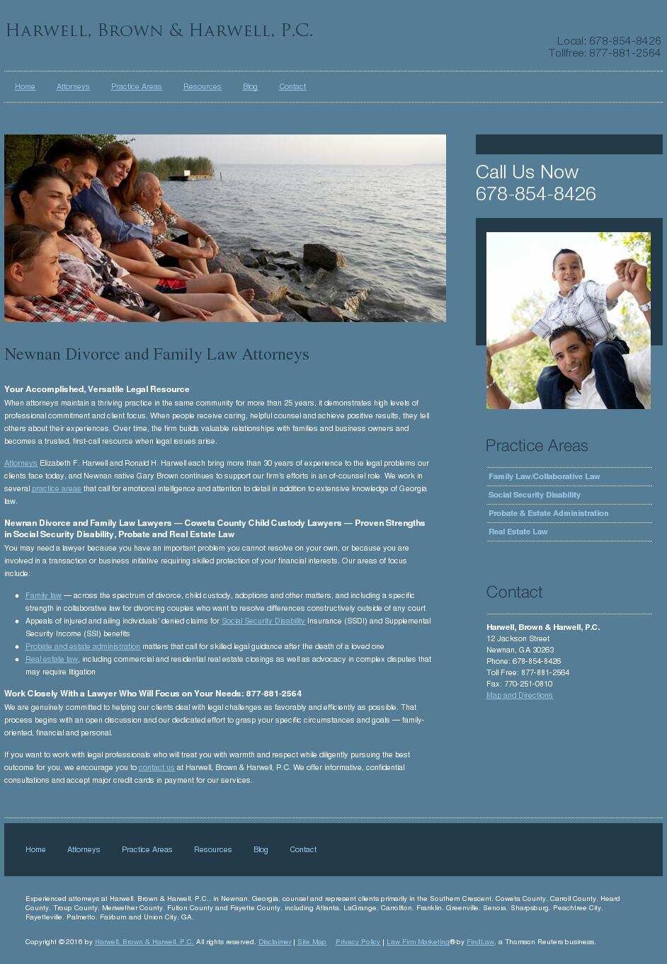 Harwell, Brown & Harwell, P.C. - Newnan GA Lawyers