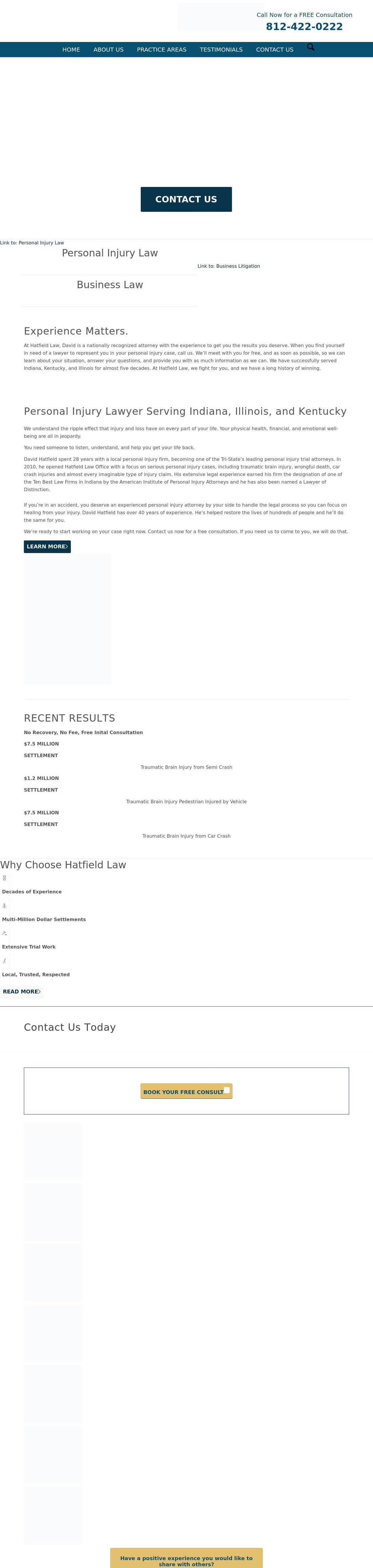 Hatfield Law Office, LLC - Evansville IN Lawyers