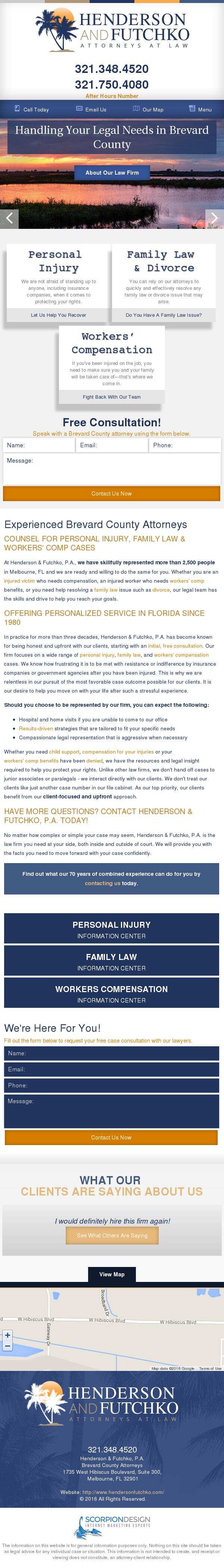 Henderson & Futchko, P.A., Attorneys At Law - Melbourne FL Lawyers