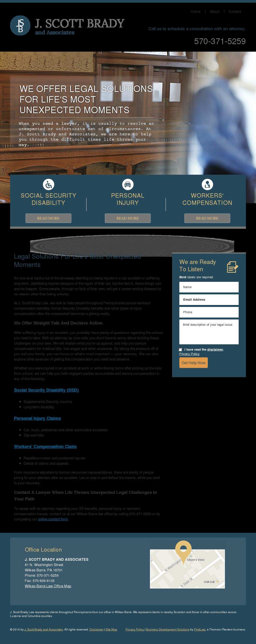 J. Scott Brady and Associates - Wilkes-Barre PA Lawyers